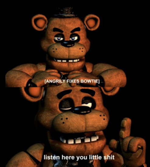 High Quality Freddy Listen Here You Little Shit Blank Meme Template