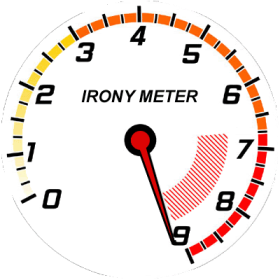 Irony Meter Meme Template