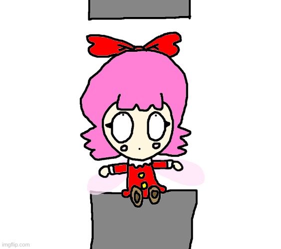 Ribbon is going to get crushed by the Hydraulic Press | image tagged in ribbon,kirby,hydraulic press,funny,cute | made w/ Imgflip meme maker
