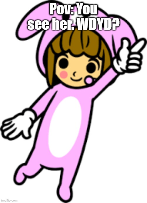 Credit to Tsunku and Nintendo. | Pov: You see her. WDYD? | image tagged in pop singer | made w/ Imgflip meme maker