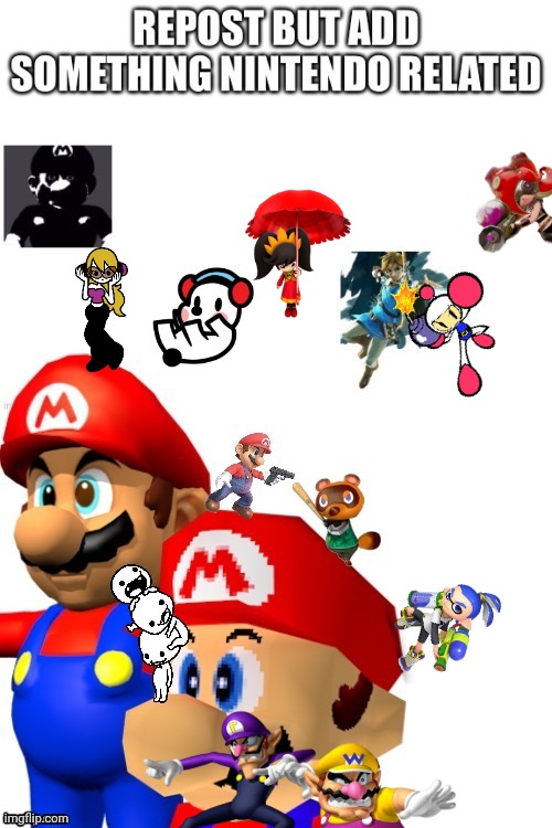 Added a couple things that are nintendo related | made w/ Imgflip meme maker