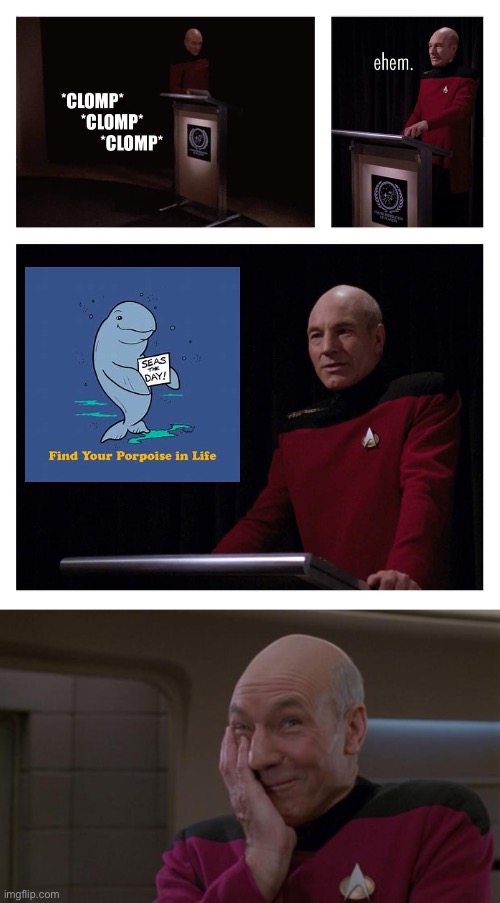 image tagged in picard motivational speech,laughing picard | made w/ Imgflip meme maker