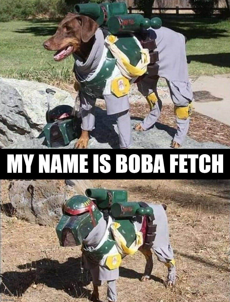 MY NAME IS BOBA FETCH | image tagged in star wars | made w/ Imgflip meme maker