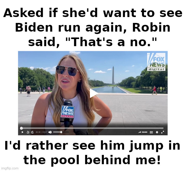 Nobody Wants Joe To Run In 2024, Not Even The Democrats! | image tagged in clueless,joebiden,fox news,interview | made w/ Imgflip meme maker