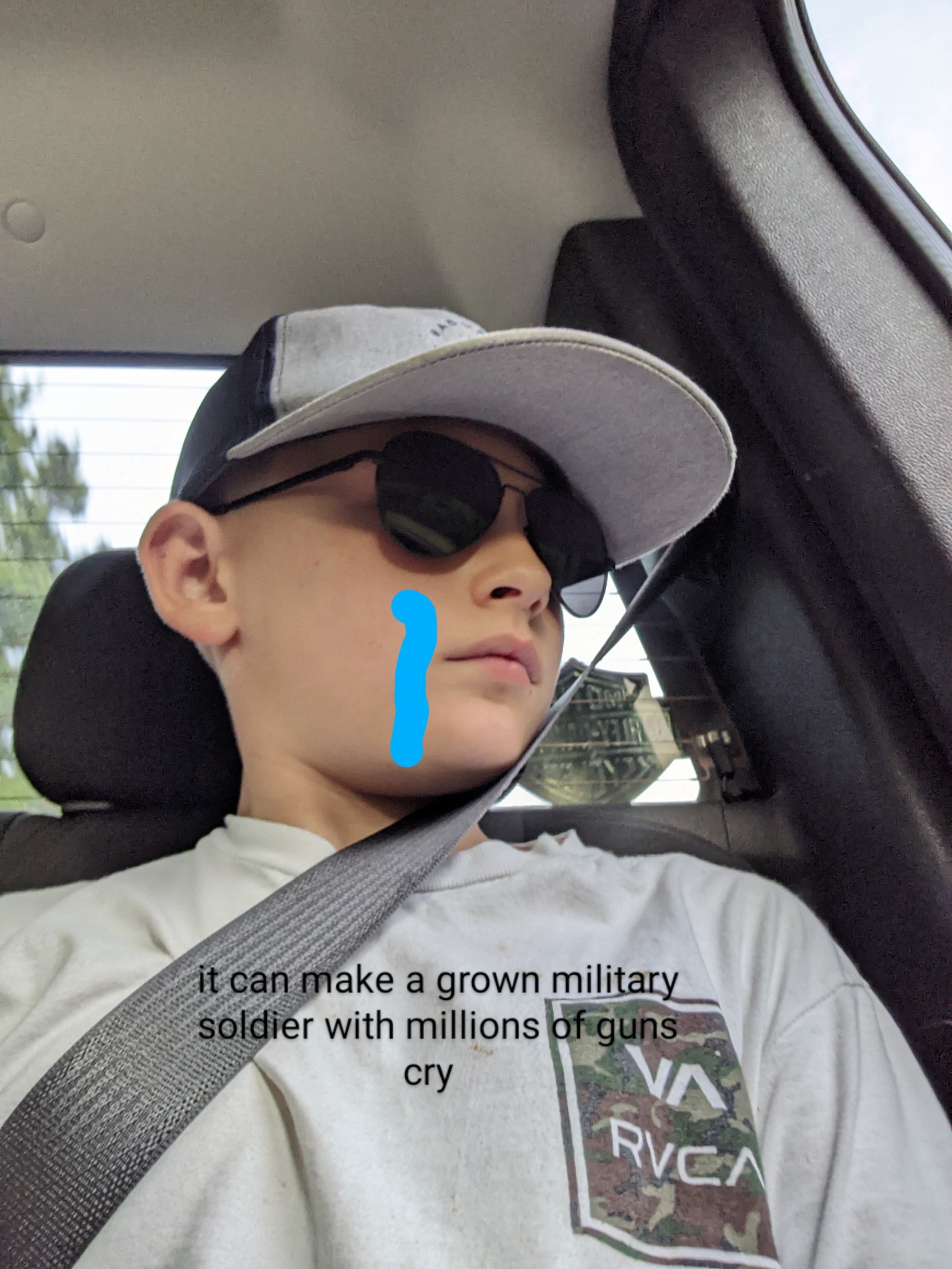 It can make a navy soldier cry Blank Meme Template