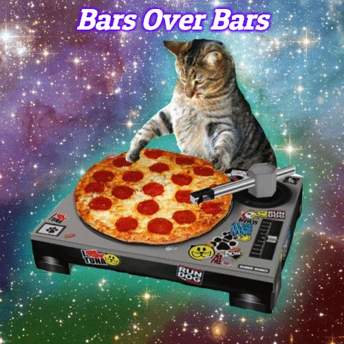 Space Cat Happy Birthday | Bars Over Bars | image tagged in space cat happy birthday,bars over bars,slavic,freddie fingaz | made w/ Imgflip meme maker
