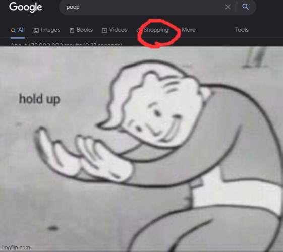 Gross | image tagged in fallout hold up | made w/ Imgflip meme maker