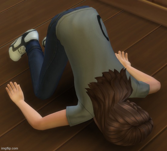 my sim forgot to sleep | made w/ Imgflip meme maker