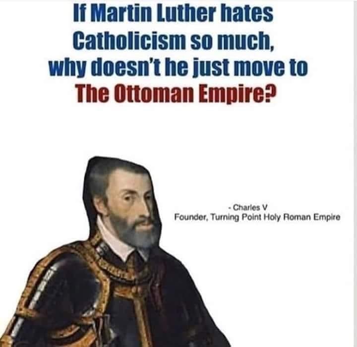 High Quality Turning Point Holy Roman Empire Blank Meme Template