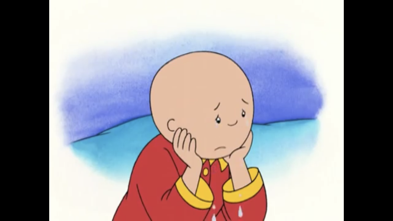 Caillou wants to kill himself Blank Meme Template