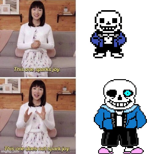 Someone's gonna have a bad time... | image tagged in this one sparks joy | made w/ Imgflip meme maker