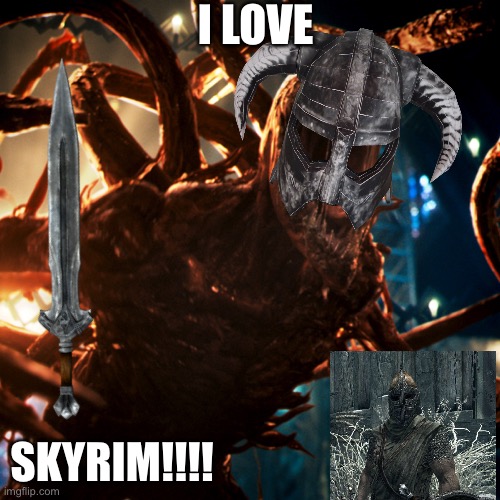 I LOVE SKYRIM!!!! | made w/ Imgflip meme maker