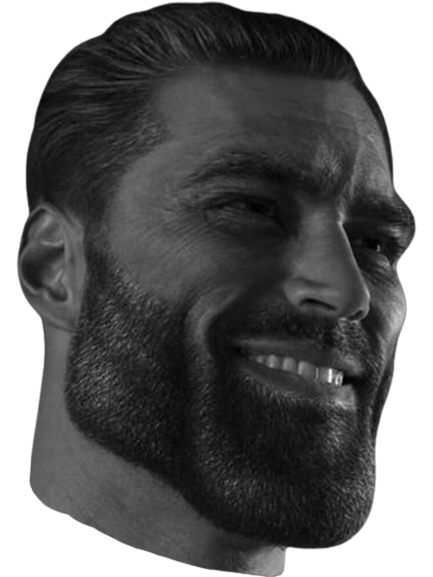 Giga Chad Blank Template - Imgflip