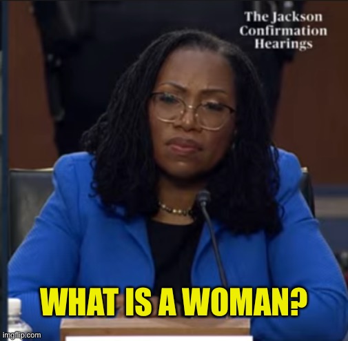 Katanji Brown Jackson | WHAT IS A WOMAN? | image tagged in katanji brown jackson | made w/ Imgflip meme maker