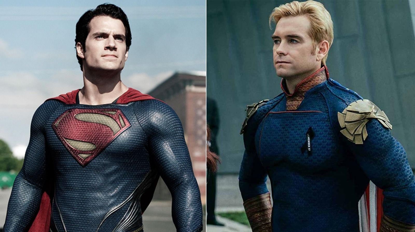 Superman vs Homelander Blank Meme Template