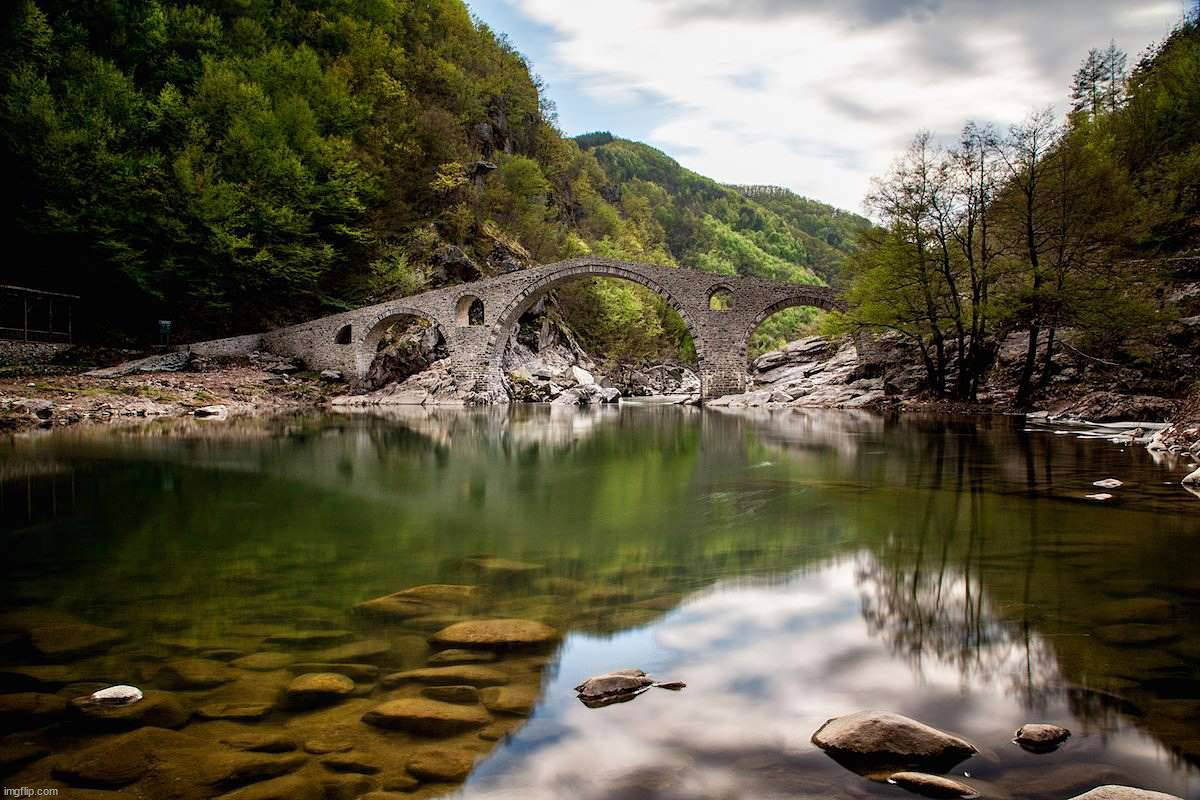 Sheytan Krupriya near Ardino, Bulgaria | image tagged in awesome | made w/ Imgflip meme maker