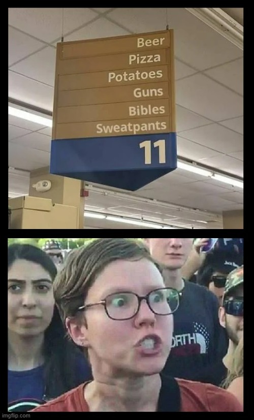 Then don't shop here | image tagged in triggered,triggered liberal,conservatives,guns,politics,2nd amendment | made w/ Imgflip meme maker