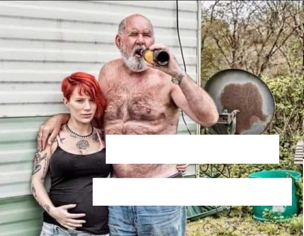 High Quality Redneck with girlfriend Blank Meme Template