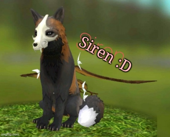This is my current Oc for wildcraft. ( this stream is dead oof- ) | Siren :D | made w/ Imgflip meme maker