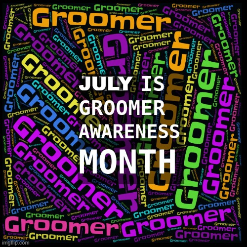 Let's Be Wary in July | JULY | image tagged in groomer,july | made w/ Imgflip meme maker