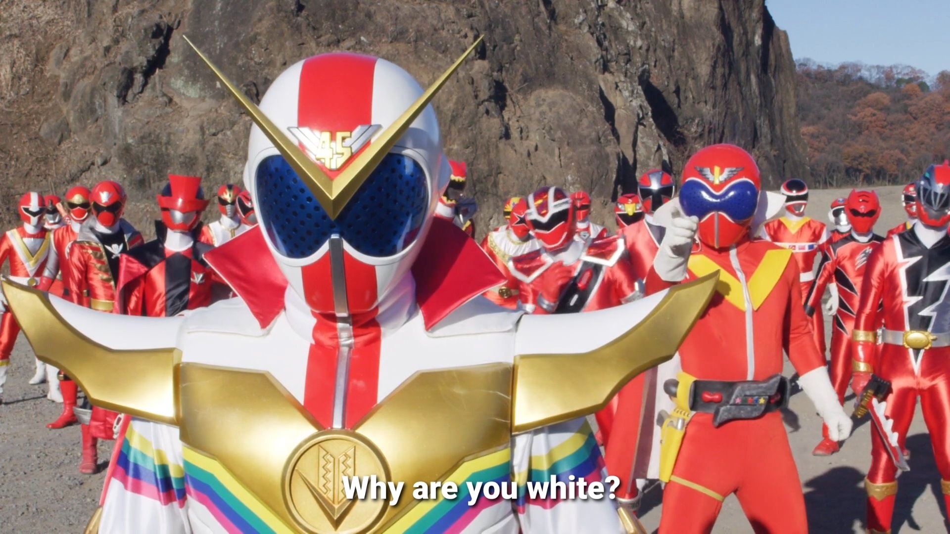 High Quality Sentai White Blank Meme Template