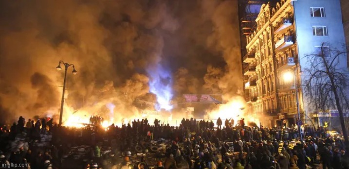 Euromaidan | image tagged in euromaidan | made w/ Imgflip meme maker