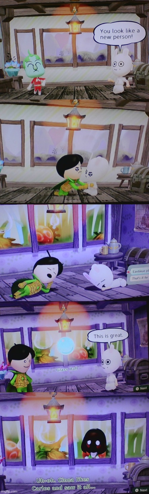 the miitopia bunni chronicles (ft cinna) @Elfiya | made w/ Imgflip meme maker