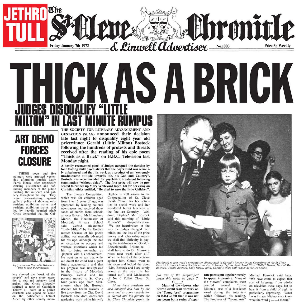 thick as a brick Blank Meme Template