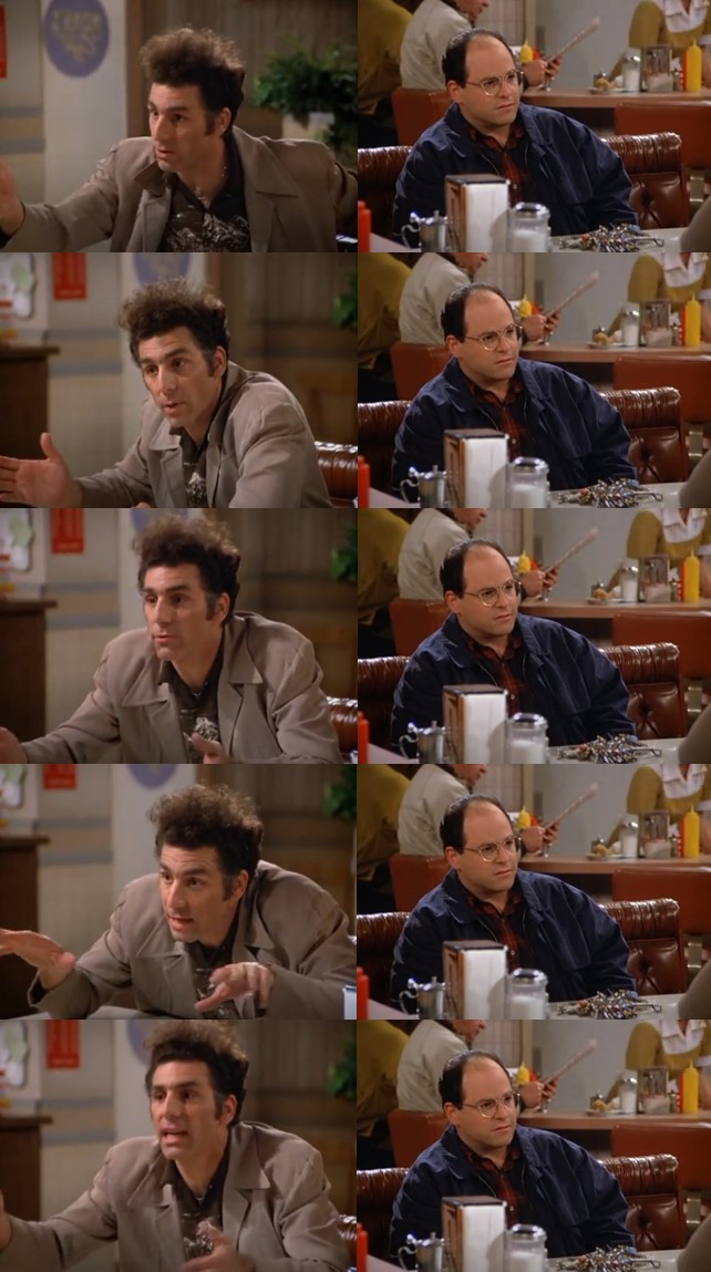 George and Kramer Blank Meme Template