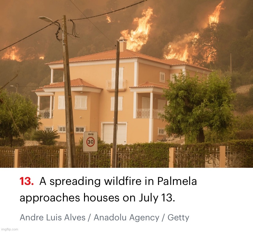 These reckless homeowners built their house in the path of a wildfire. Don’t cry for them, insurance will handle | image tagged in forest fire in portugal | made w/ Imgflip meme maker