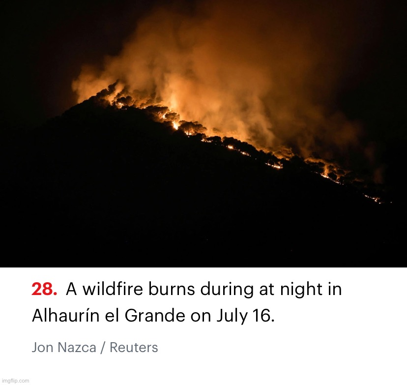 Nice photoshop but obviously grammar is not this MSM publication’s strong suit. Try again! | image tagged in forest fire in spain | made w/ Imgflip meme maker