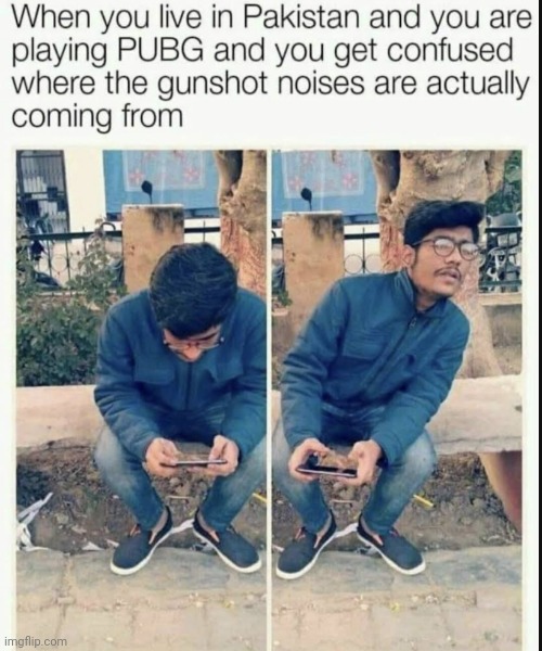O-O uh oh | image tagged in pakistan,pubg,guns | made w/ Imgflip meme maker