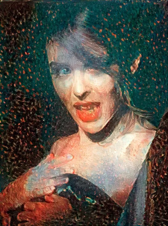 Kylie shocked AI art Blank Meme Template