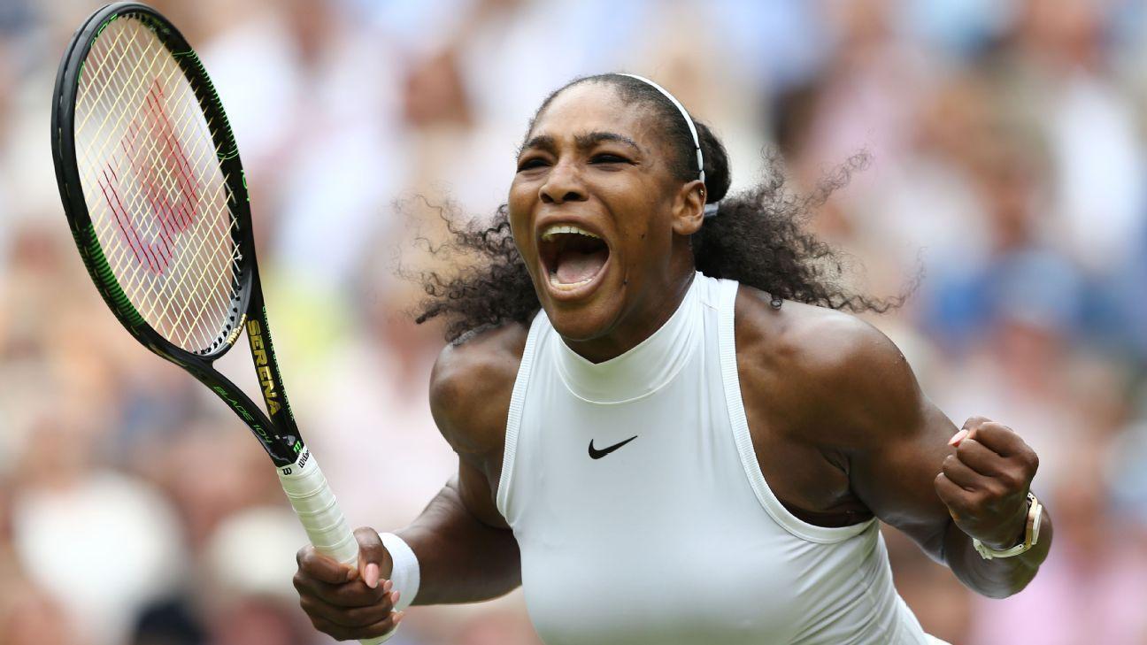 Serena winning Blank Meme Template
