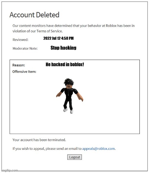 roblox hackers - Imgflip