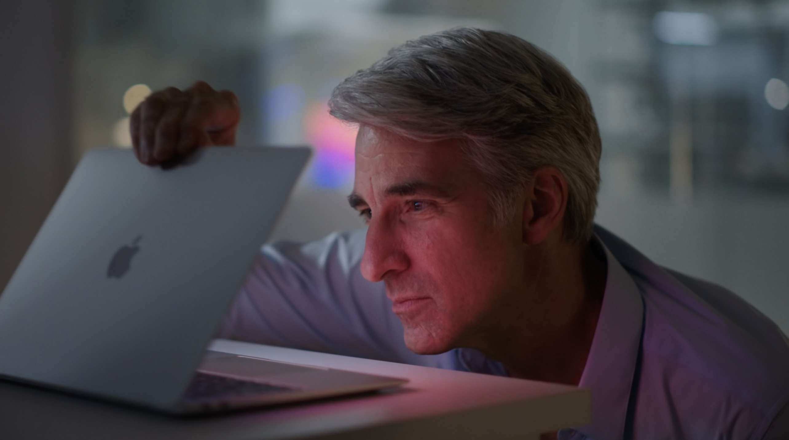 Craig Federighi MacBook Blank Meme Template