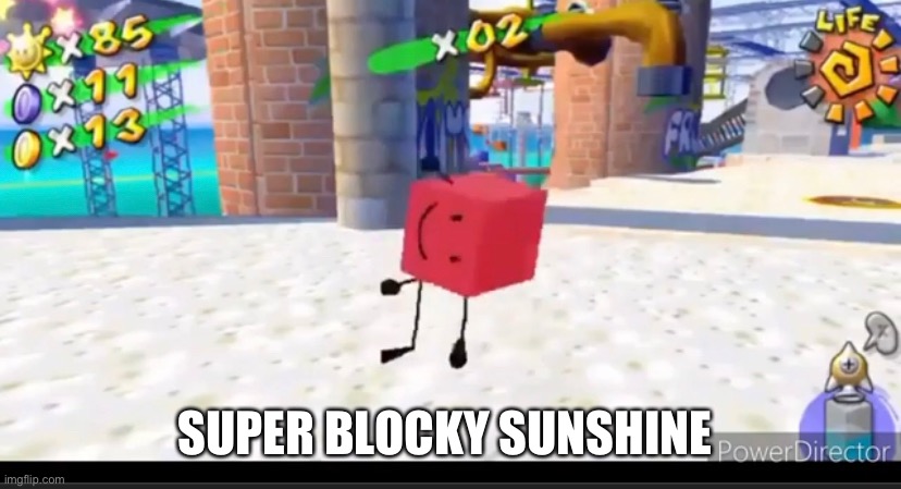 Bocky | SUPER BLOCKY SUNSHINE | made w/ Imgflip meme maker