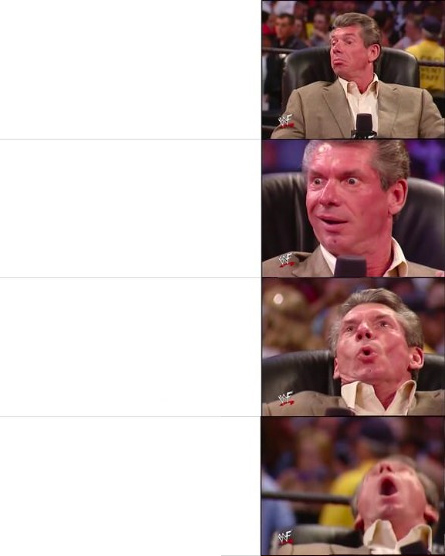 Vince McMahon WWE Blank Meme Template