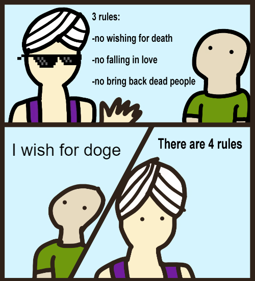 genie's life Blank Meme Template