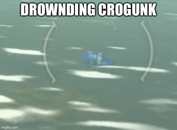 Drownding crogunk | DROWNDING CROGUNK | made w/ Imgflip meme maker