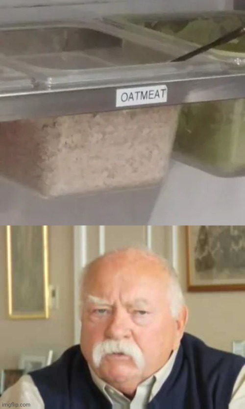 "Oatmeat" | image tagged in oatmeal,oatmeat,you had one job,spelling error,memes,meme | made w/ Imgflip meme maker