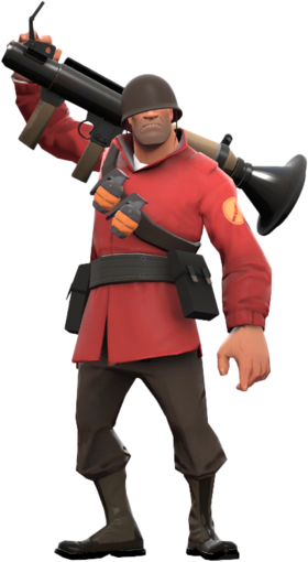 High Quality soldier tf2 Blank Meme Template