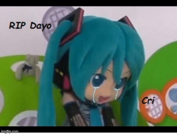 sad mikudayo | image tagged in sad mikudayo | made w/ Imgflip meme maker