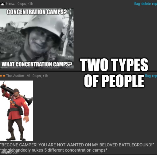 TWO TYPES OF PEOPLE | made w/ Imgflip meme maker