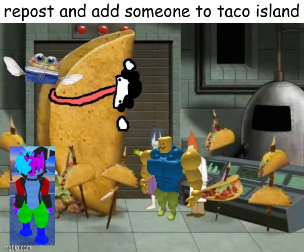 HELM GNAW HEX AT THE TACO ISLAND | made w/ Imgflip meme maker