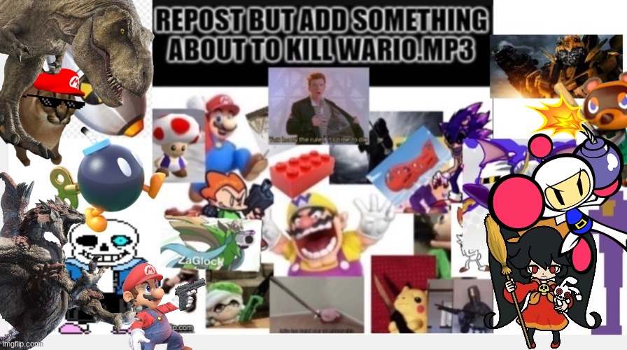 3 things I added, cuz why not | image tagged in wario dies,wario,nintendo | made w/ Imgflip meme maker