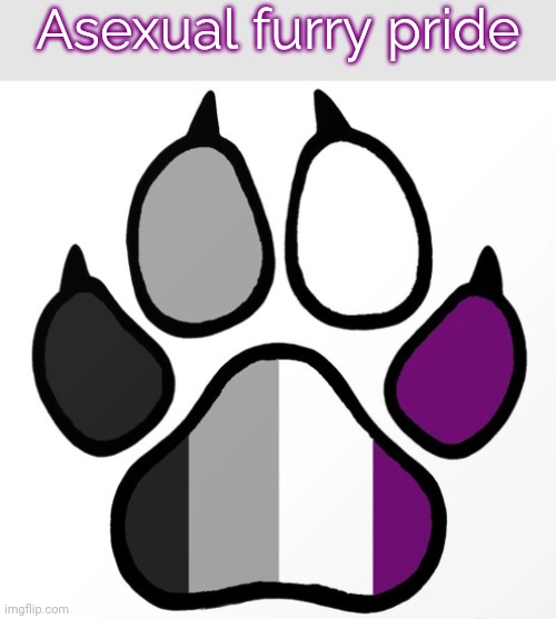 Asexual Furry Pride | Asexual furry pride | image tagged in asexual furry pride | made w/ Imgflip meme maker