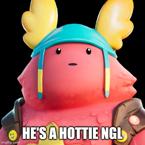 Guff | HE'S A HOTTIE NGL | image tagged in guff | made w/ Imgflip meme maker