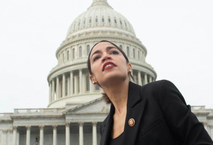 High Quality AOC Twerp Walk Blank Meme Template