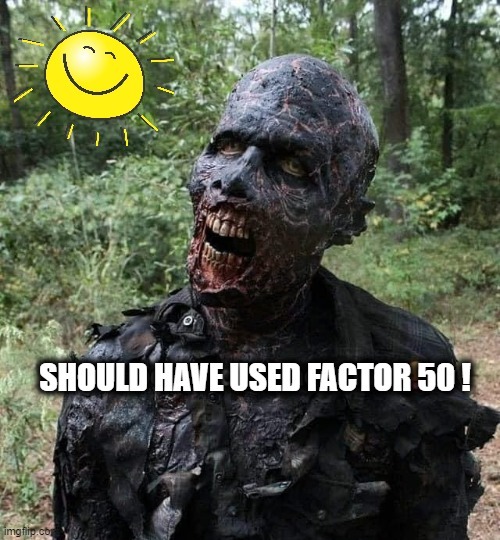 Raze ! | image tagged in sunburn | made w/ Imgflip meme maker